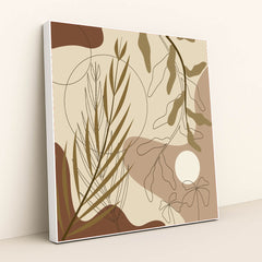 Desert Botanica by Mohammad Bazar - White Frame Stretchiez