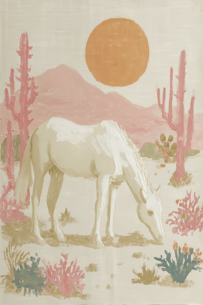 Desert Moon Horse by Anna Stone
