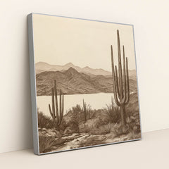 Desert Vista by Jade Morgan - Silver Frame Stretchiez
