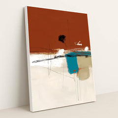 Divided Ground by Damian Chan - White Frame Stretchiez