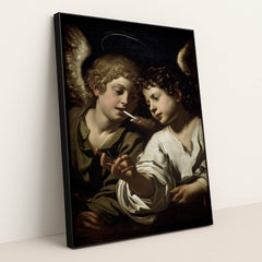 Divine Mischief by Palimpsest - Black Frame Stretchiez
