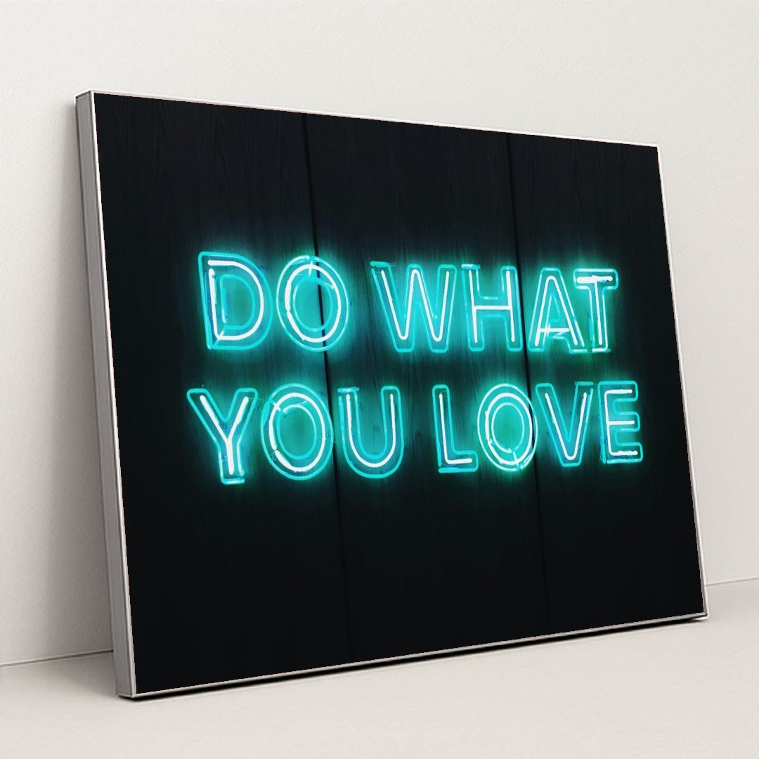 Do What You Love by Millo Lin - Silver Frame Stretchiez