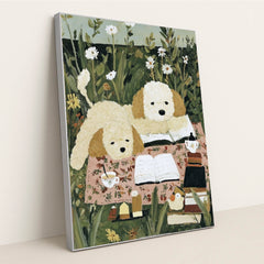 Doodles and Daisies by Anna Stone - Silver Frame Stretchiez