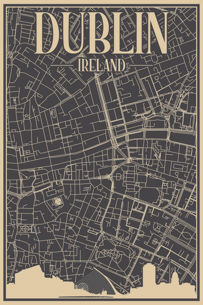 Dublin Urban Blueprint Road Map by Anonymous