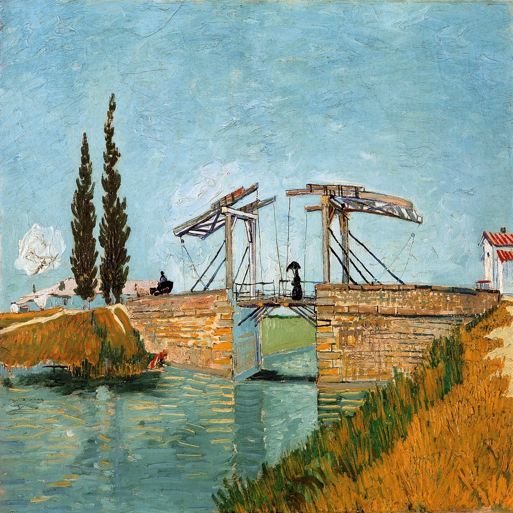 Vincent van Gogh - Langlois Bridge at Arles (1888)