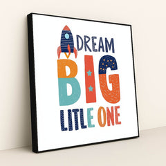 Dream Big by Melissa King - Black Frame Stretchiez