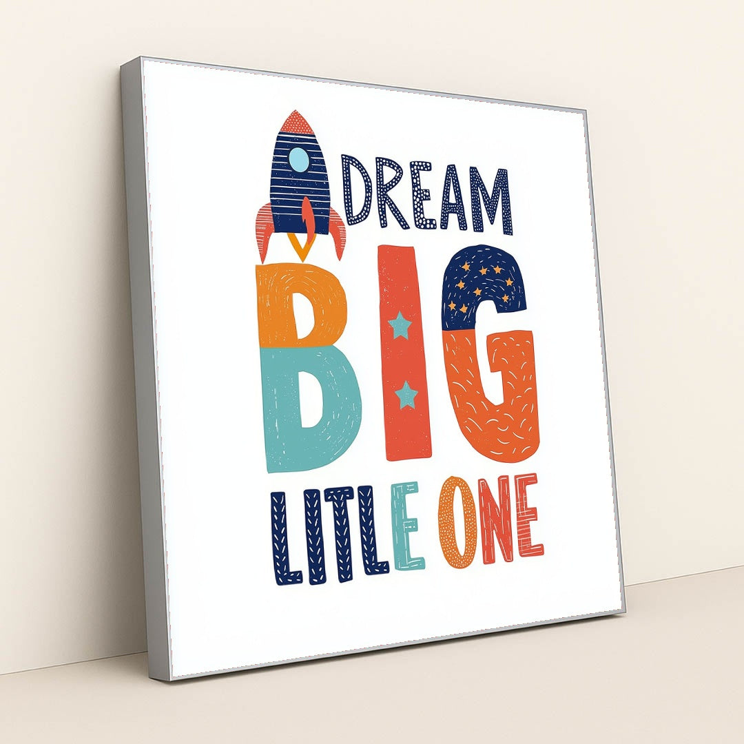 Dream Big by Melissa King - Silver Frame Stretchiez