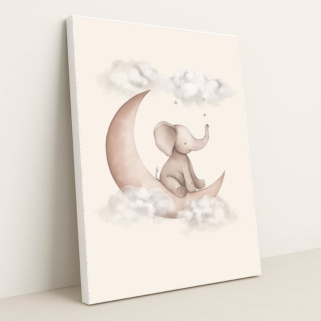 Dreaming on the Dusty Moon by Melissa King - White Frame Stretchiez