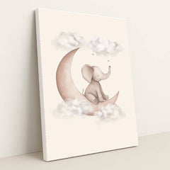 Dreaming on the Dusty Moon by Melissa King - White Frame Stretchiez