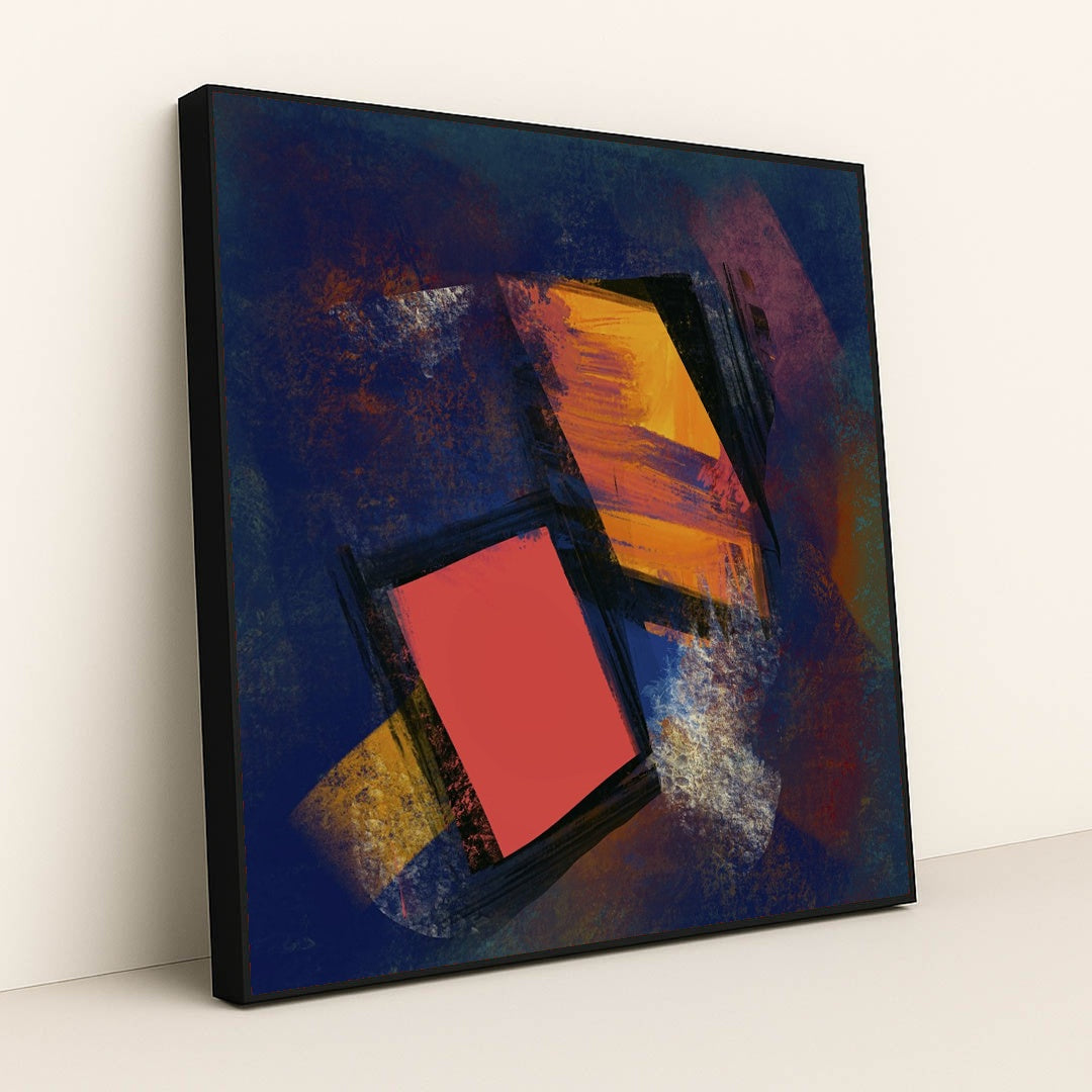 Dynamic Acrylic Artwork by Steve Johnson - Black Frame Stretchiez