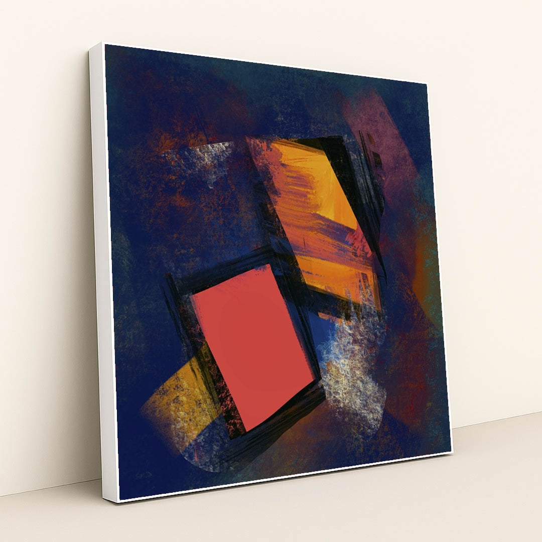 Dynamic Acrylic Artwork by Steve Johnson - White Frame Stretchiez