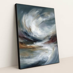 Earthen Vortex by Damian Chan - Black Frame Stretchiez