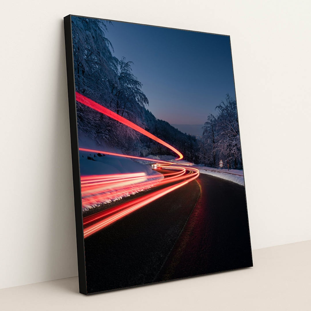 Echoes of Passing Light by Enis Can Ceyhan - Black Frame Stretchiez