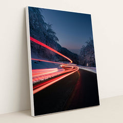 Echoes of Passing Light by Enis Can Ceyhan - White Frame Stretchiez