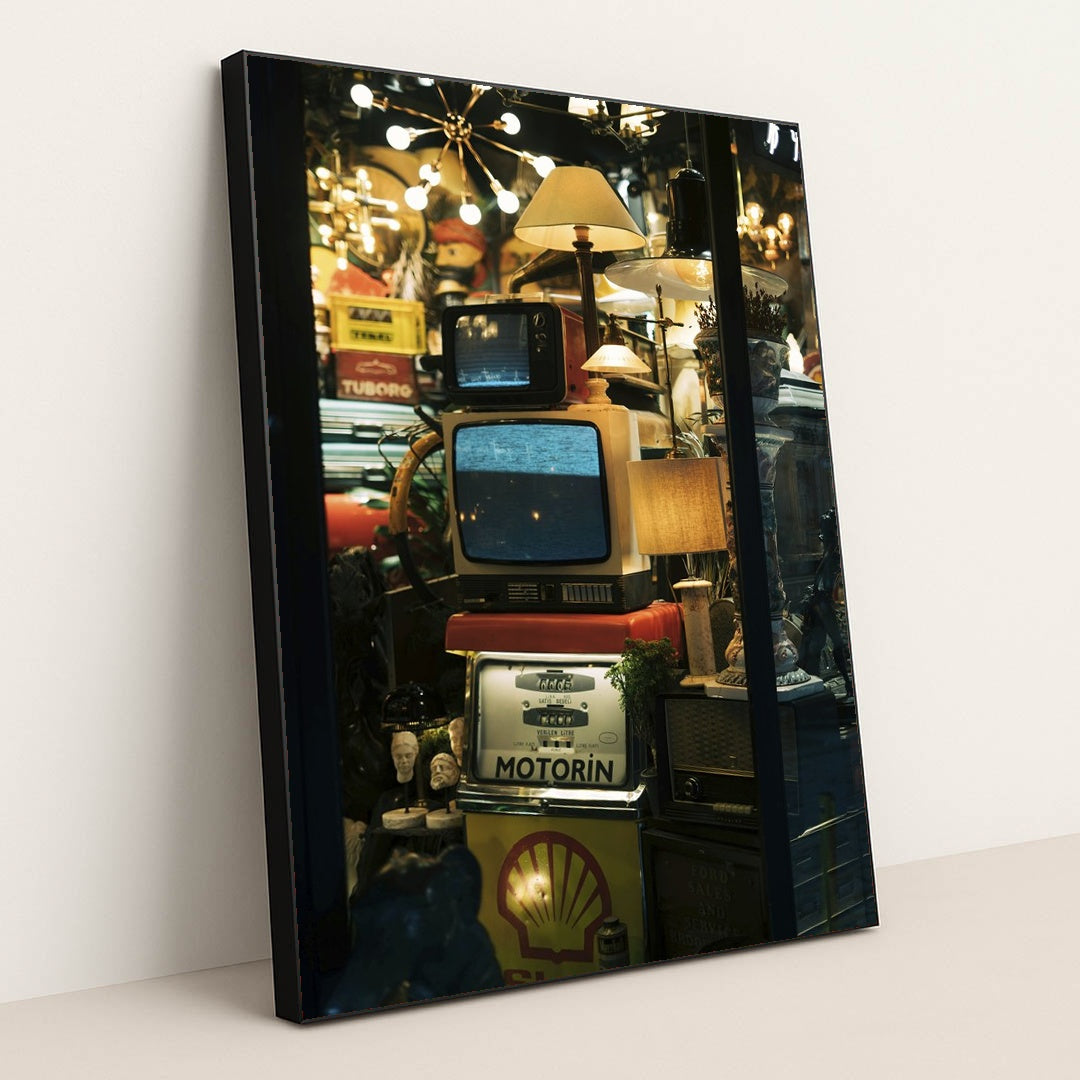 Istanbul's Eclectic Vintage Display by Sami Abdullah - Black Frame Stretchiez