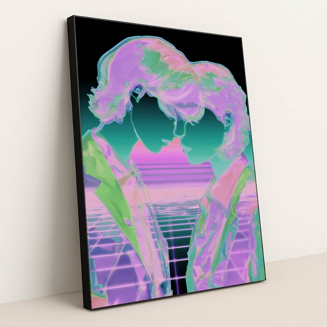 Electric Horizon by Kai Satori - Black Frame Stretchiez