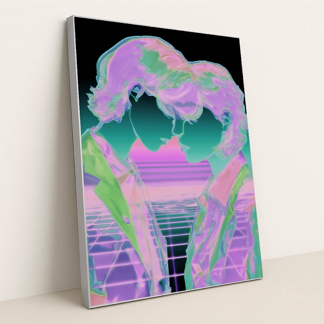 Electric Horizon by Kai Satori - Silver Frame Stretchiez
