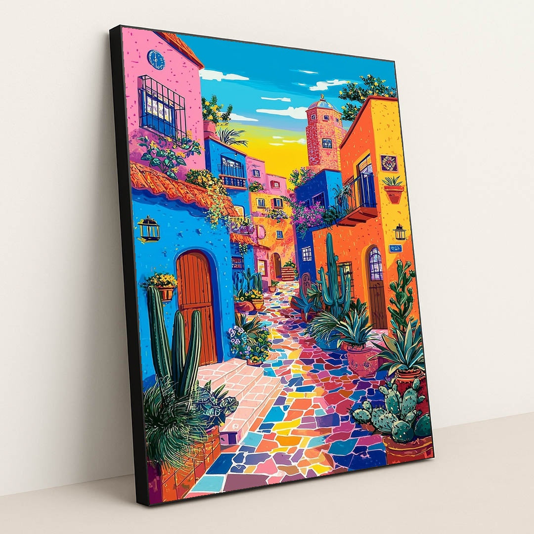 Electric Pueblo by Riot & Bloom - Black Frame Stretchiez