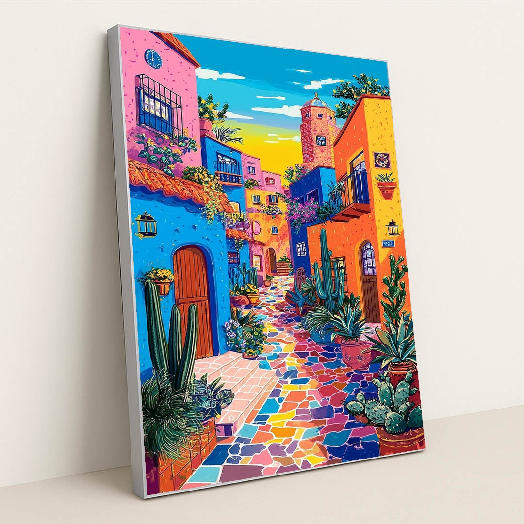 Electric Pueblo by Riot & Bloom - Silver Frame Stretchiez