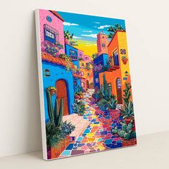 Electric Pueblo by Riot & Bloom - White Frame Stretchiez