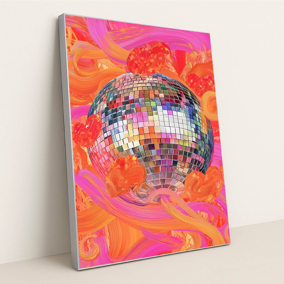 Electric Swirls by Riot & Bloom - Silver Frame Stretchiez