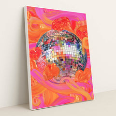 Electric Swirls by Riot & Bloom - White Frame Stretchiez