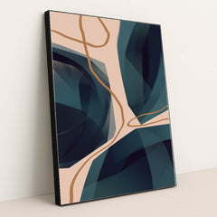 Elegant Pearls: Aesthetic for Modern Spaces by Anonymous - Black Frame Stretchiez