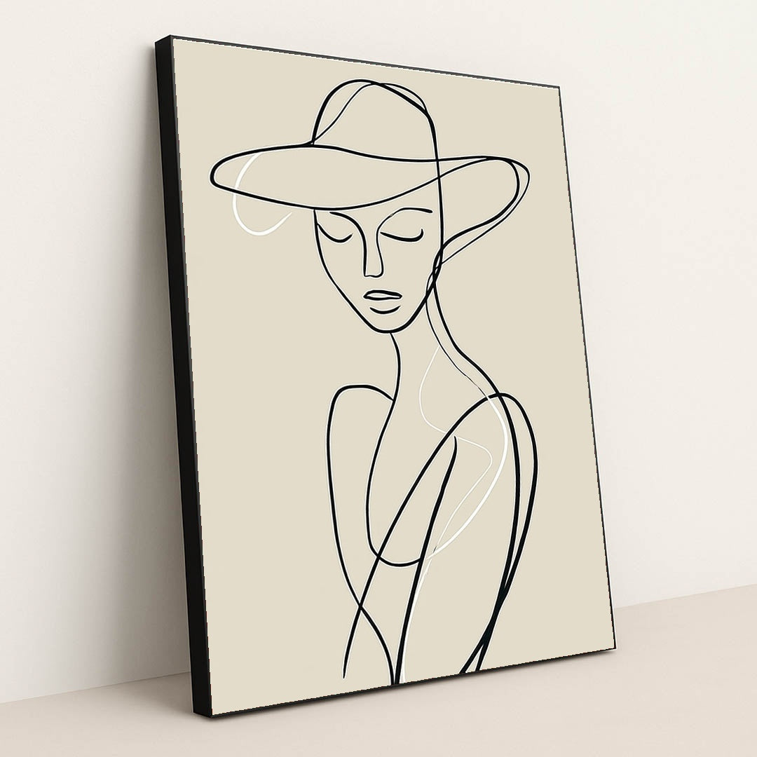 Elegant Silhouette by Tyler Jacobs - Black Frame Stretchiez