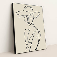 Elegant Silhouette by Tyler Jacobs - Black Frame Stretchiez