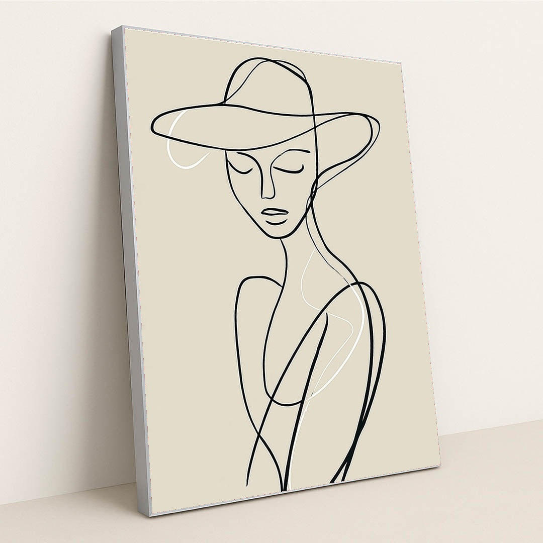 Elegant Silhouette by Tyler Jacobs - Silver Frame Stretchiez