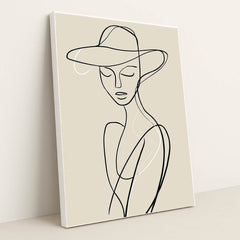 Elegant Silhouette by Tyler Jacobs - White Frame Stretchiez