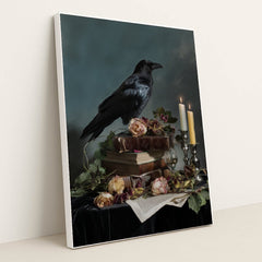 Elegy of Ash and Ink by Seven Akins - White Frame Stretchiez