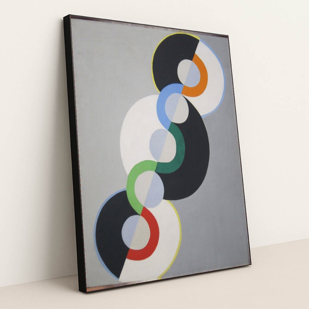 Endless_Rhythm by Robert Delaunay - Black Frame Stretchiez