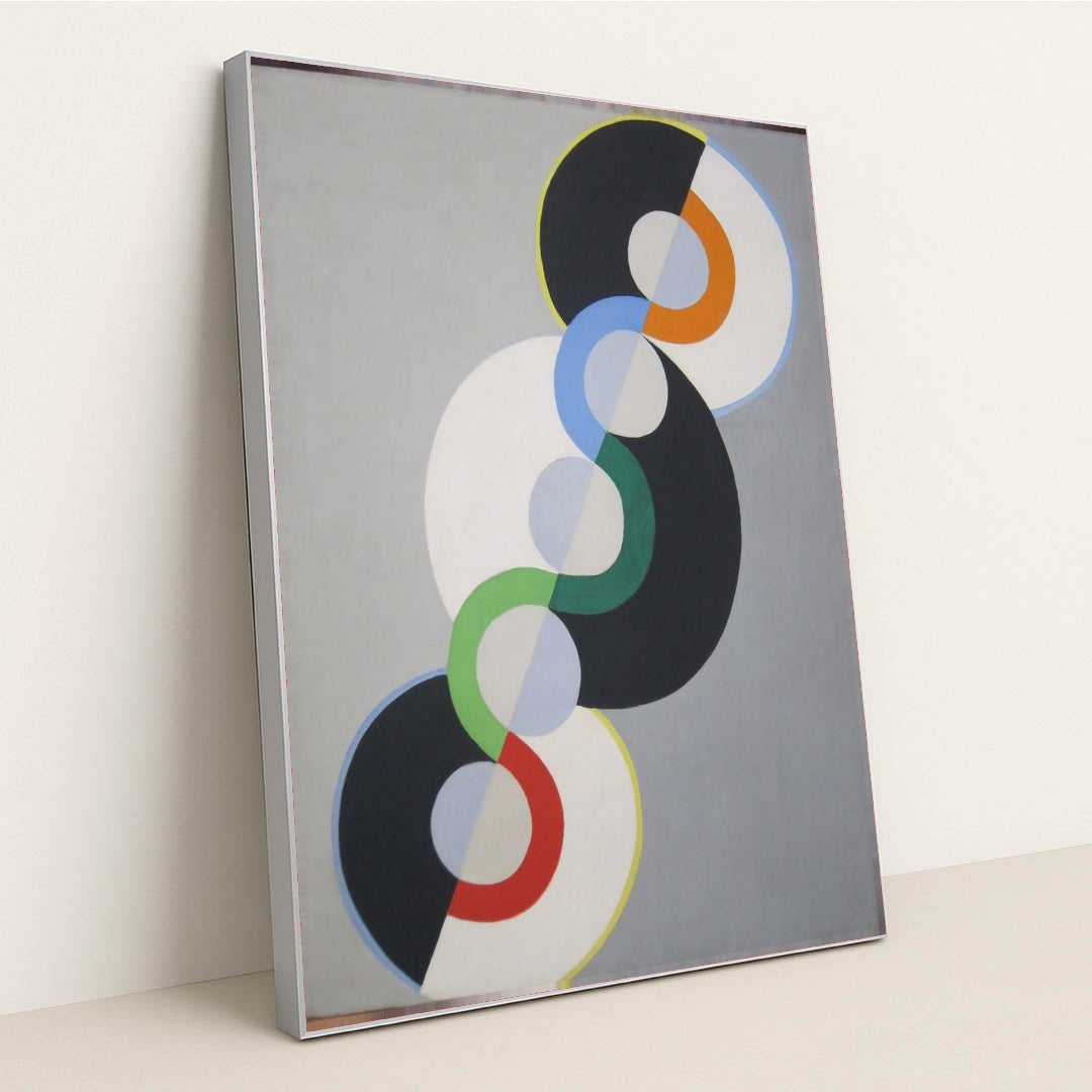 Endless_Rhythm by Robert Delaunay - Silver Frame Stretchiez