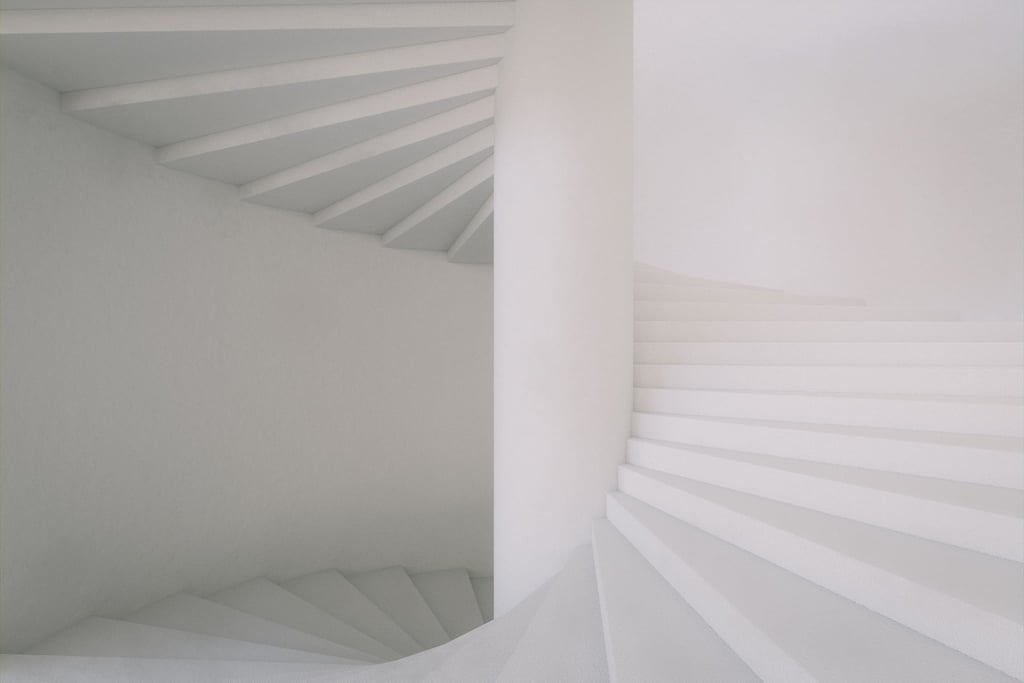 Ethereal Staircase Flow by Viktor Forgacs