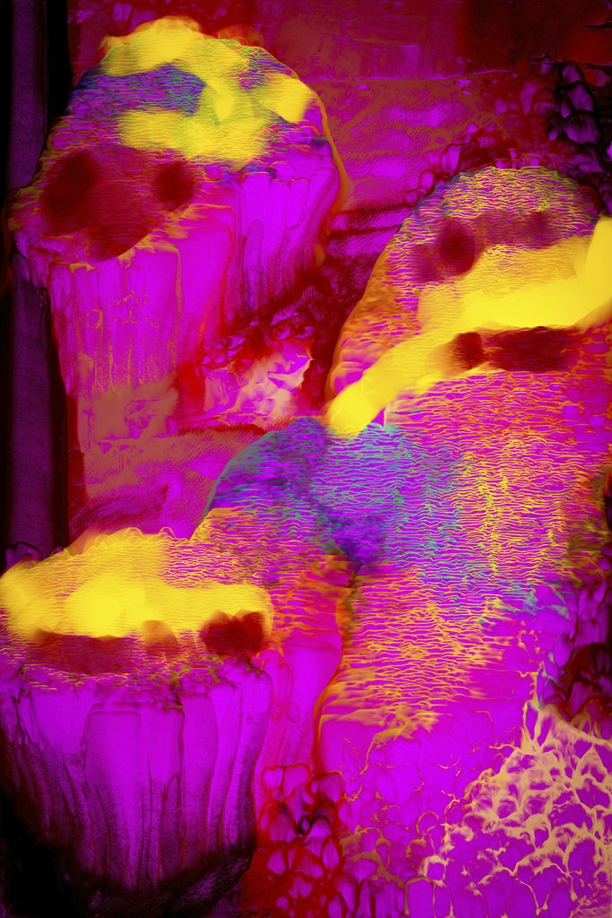 Vibrant Expressionism Digital with Abstract Forms by Steve Johnson