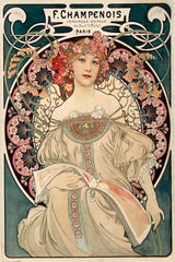 F. Champenois Imprimeur-Editeur (1898) by Alphonse Mucha