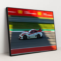 Ferrari 599XX Evo in Full Speed by Wes Tindel - Black Frame Stretchiez