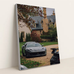 Ferrari 812 Superfast at the Estate by Nate Johnston - Silver Frame Stretchiez