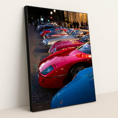 Ferrari F40 and Classic Sports Cars by Quentin Martinez - Black Frame Stretchiez