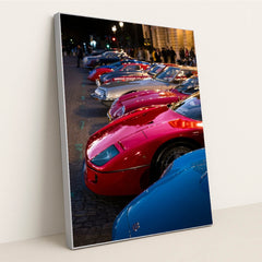 Ferrari F40 and Classic Sports Cars by Quentin Martinez - Silver Frame Stretchiez