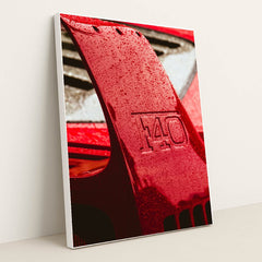 Ferrari F40 Wing by Drew Stock - White Frame Stretchiez