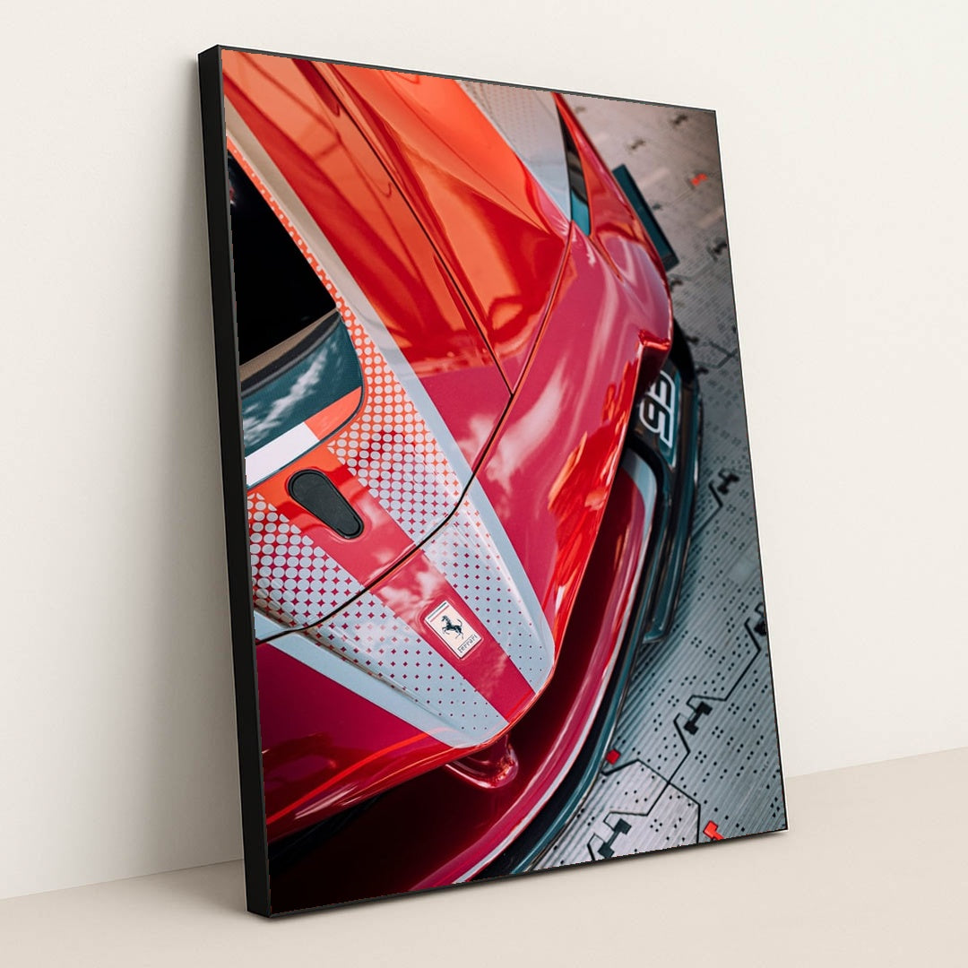 Ferrari Frontline by George Bale - Black Frame Stretchiez
