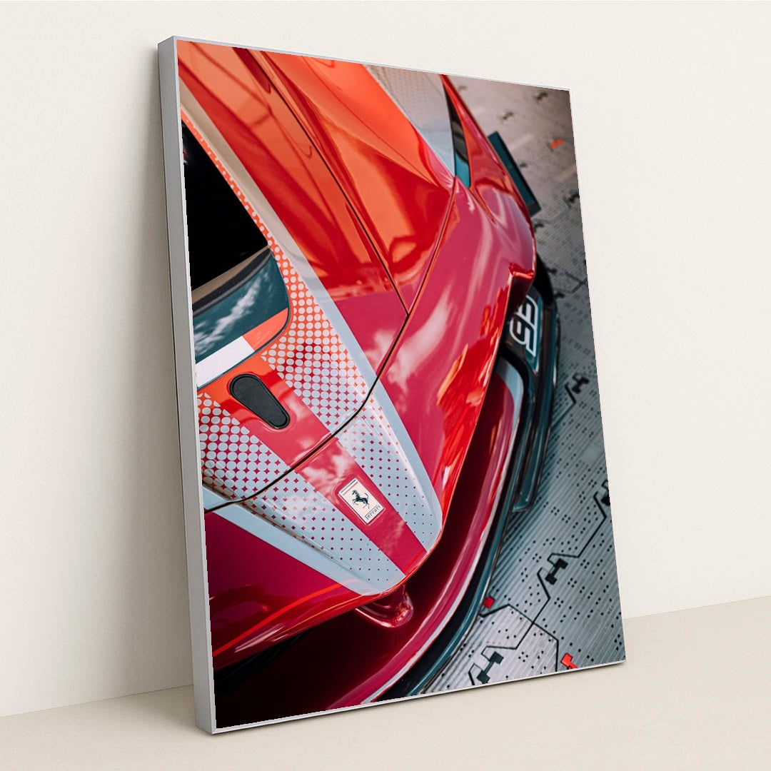 Ferrari Frontline by George Bale - Silver Frame Stretchiez
