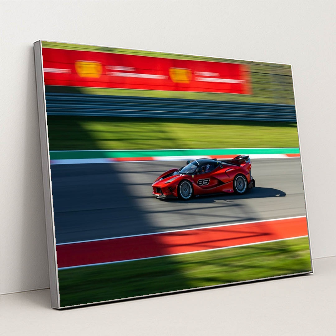 Ferrari FXX-K Evo Racing by Wes Tindel - Silver Frame Stretchiez