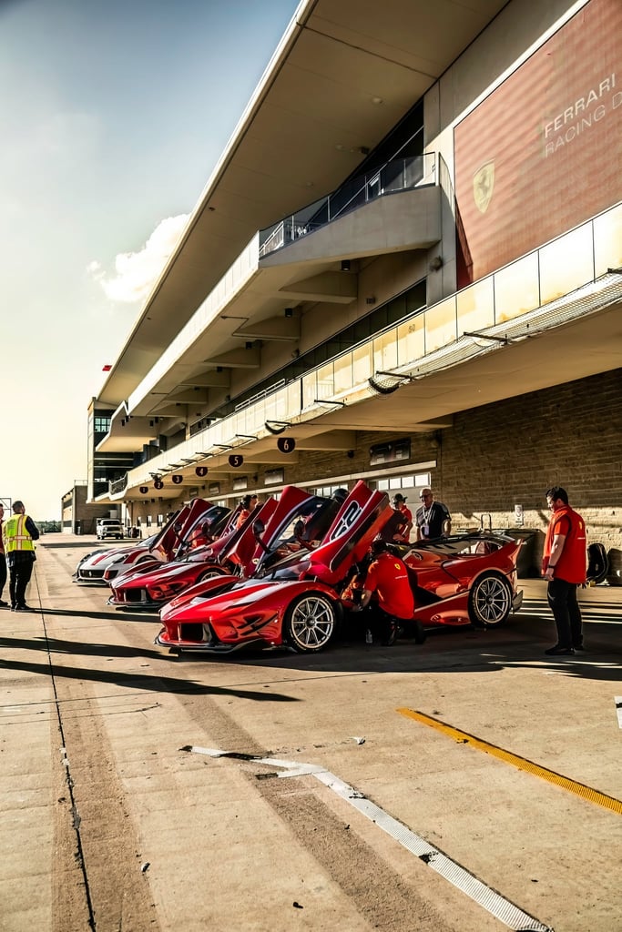 Ferrari FXX-Ks at the Track by Wes Tindel