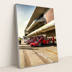 Ferrari FXX-Ks at the Track by Wes Tindel - Silver Frame Stretchiez