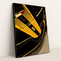 Ferrari Nose Detail by Wes Tindel - Black Frame Stretchiez