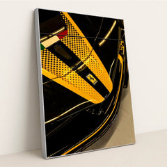 Ferrari Nose Detail by Wes Tindel - Silver Frame Stretchiez