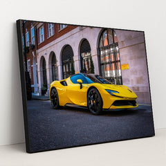 Ferrari SF90 Street Presence by Alec Jones - Black Frame Stretchiez